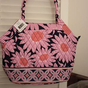 Vera Bradley Angle Tote in Loves Me Pattern NWT